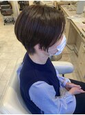 メンズライクツーブロック甘辛MIX刈り上げハンサムショート