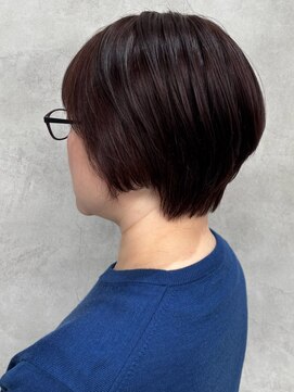 ルノン(LUNON) ピンクグレージュ/艶髪/ショート