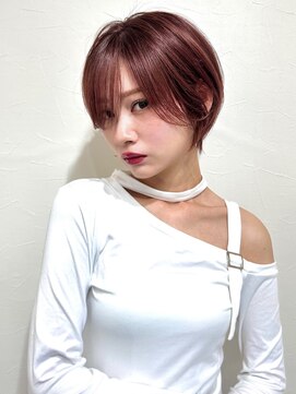 ルアン 上通り(ruen) 前髪長め大人ショート 熊本ショート ruen 髪質改善