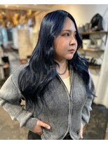 トロニー(TLONY)&nbsp;ネイビーブルー/エクステごとカラー/髪質改善トリートメント