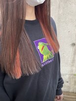 ブランシェ 西松山店 イヤリングカラー×オレンジ