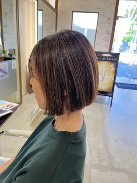 ブランシェ 高蔵寺店(BRANCHE) ★艶カラー×ストレートパーマ★【北川】