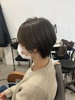 エフフォーユアヘアー(F for your hair)&nbsp;ショートボブ×ケラチントリートメントカラー×アッシュベージュ