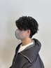 2回目【もっと"自分に似合う"スタイルに】メンズカット+パーマ+高濃度炭酸TR