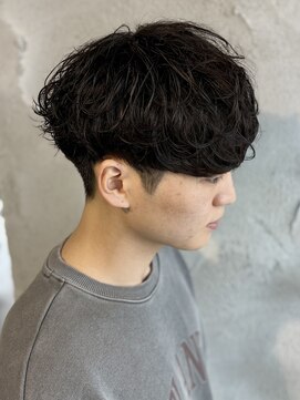 ニアウ 高崎店(Niau) メンズマッシュシャドウパーマ群馬高崎眉毛韓国刈り上げ