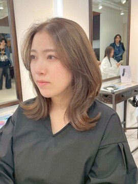 ディフィーノ 赤坂(DIFINO) ビフォーアフターあり/透明感あふれる大人くびれレイヤー