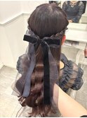 イルミナカラーで艶のあるピンクラベンダー＊まゆ