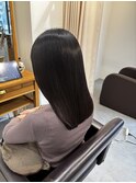 美髪矯正×ミディアム×シルキーストレート【広島】【横川】