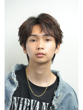 リップス 横浜(LIPPS) コンマバングフェザーパーマフェザーショート毛流れパーマ