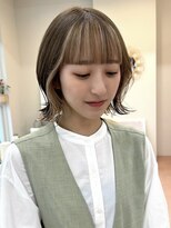 ミテ(mite)&nbsp;ミルクティーベージュ/インナーカラー/