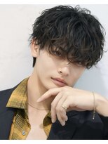 オーシャントーキョー 心斎橋(OCEAN TOKYO WEST)&nbsp;シャドウパーマシースルーラウンドマッシュ波巻きパーマウルフ