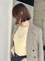 コルピクト(col. pict)&nbsp;切りっぱなしbob /透明感グレージュ