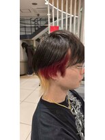 アース 千葉店(HAIR&MAKE EARTH)&nbsp;インナーカラーレッド