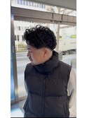 リバースセンターパート/ニュアンスパーマ