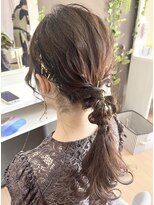 ジェミータ 横浜&nbsp;ローポニーテール【横浜/ヘアセット/着付け/ヘアメイク】