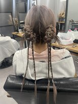 ウェイビー 桜木町店(WAVY) 【WAVY hair set】イベント用ヘアセットツインカチモリアレンジ