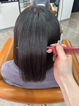 リシャルム 新保店(Re charme) 【朝ラク美髪】柔らか縮毛矯正ボブ
