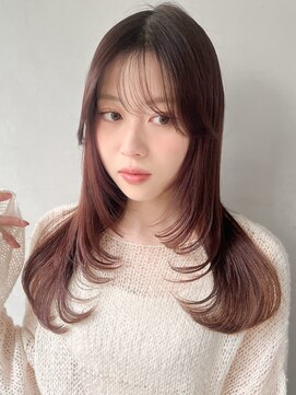 キリ 表参道(kyli) 艶感斜めバング前髪似合わせカットくせ毛風カールワンカール