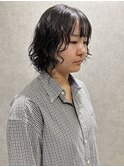 顔周りレイヤーパーマ