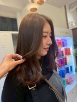 クク(coucou) オージュアトリートメントで艶髪セミロング