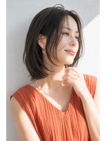 アッシュ 学芸大学店(Ash)&nbsp;ミディアムボブ/大人女性/シアーグレージュ/髪質改善/白髪ぼかし