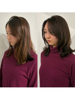 メロウ(me'lou)の写真/《大手町/顔タイプ診断アドバイザー/似合わせ特化》顔タイプ診断をもとに再現性の高いヘアスタイルをご提案