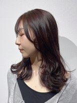 ソアロ(SOARO) 岐阜顔まわりレイヤーロングミルクティーベージュ20代