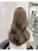Valone Tokyo レイヤーカット/韓国ヘア/髪質改善【12/1NEW OPEN（予定）】&nbsp;ba20652_ブリーチなしダブルカラーベージュ透明感ワンホンヘア