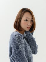パティオンツー(PATIONN2)&nbsp;アッシュブラウンノーバング前下がりショートボブ