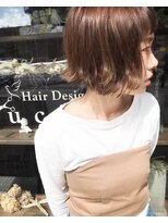 ヘアーデザイン ルシア(Hair Design Lucia) 外はねショートボブ×ラベンダーアッシュ