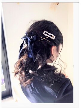 ヘアーメイク S&I ハーフアップ