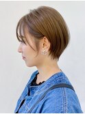 ミルクティーベージュショート_クールショート_ba309472