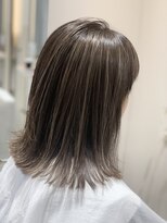 ステラ ヘアモード 新長田店(STELLA hair mode)&nbsp;切りっぱなしボブ　ハイライト　3Dハイライト