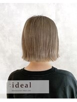 アイディール(:ideal)&nbsp;20代30代40代☆ダブルカラーで、ハイトーン☆みるグレージュ☆