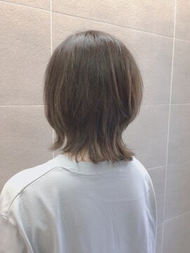 ボネッカ 鶴見(BONECCA) 自然な縮毛矯正×外ハネレイヤースタイル　石黒聡子