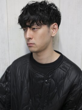 バース(BIRTH) 天神【BIRTH】マッシュパーマ×ネイビーブラック 8