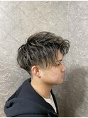 ツイストスパイラル×メッシュ×ツーブロック