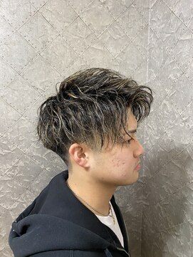トラッド(TRAD) ツイストスパイラル×メッシュ×ツーブロック