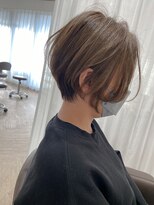 アヴァンス なかもず店(AVANCE.)&nbsp;ハンサムショート×かきあげショート×ハイライト×小顔ショート