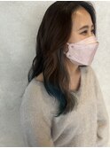 ブルー×シルバーカラー20代30代