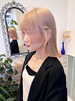 クペウ アエレ(cope'u aele)の写真/インナーカラー×イヤリングカラーを合わせたSNS映え間違いなしのスタイルも♪ミリ単位までこだわり施術◎