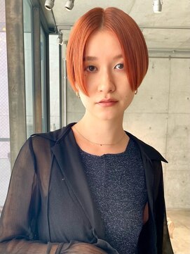 スクリーンギンザメゾン 銀座(SCREEN GINZA MAISON.) クラゲヘアー/小顔に見せるヘア/ココアベージュ/銀座