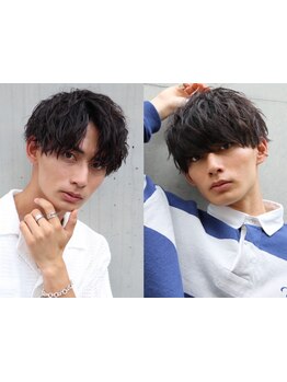 圧巻の高い技術×お手頃価格！ショート、マッシュ、センターパート各種メンズパーマ幅広く[名古屋]