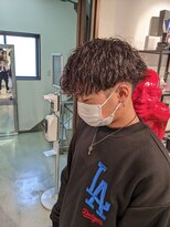 コワファーストナガサキシャンプーボーイ(COIFF1RST NAGASAKI SHAMPOO BOY)&nbsp;vマッシュ×ツイストパーマ