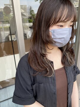 ミニム ヘアー(minim hair) 【minim×日比】イヤリングカラー×ふんわりレイヤー