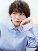 ハンサムショート　大人ショートマッシュ　エアリーパーマ