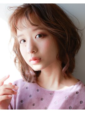 ジェニーバイメノン(JENNIE by Menon) イメチェンカット×ウェーブミディアム