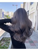 ＃愛媛美容室＃プルエクステ＃エアーストレート＃アッシュカラー