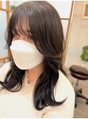 髪質改善*ロングレイヤーグレーベージュ*美髪【Zina船橋】