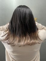 ジエクト カナウ(The Ect canow)&nbsp;エンドカラー/裾カラー/くすみベージュ/ラベンダーミルクティー